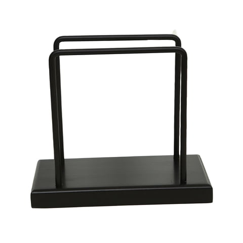 Bothyi - Servilletero Vertical, Almacenamiento De Servilletas Para Mesa De Comedor, Restaurante, Encimera, Negro