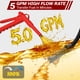 thumbnail image 2 of Bomba de transferencia de combustible Bonviee sin cable de 5 GPM con gatillo manual, 2 of 7