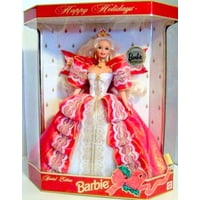 Muñeca Barbie Happy Holidays 1997 Edición Especial Rubia