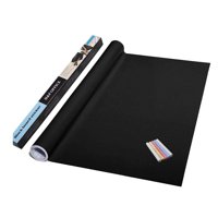 Importclick - Pizarra Pared Adhesiva 200Cm X 45 Cm Negra