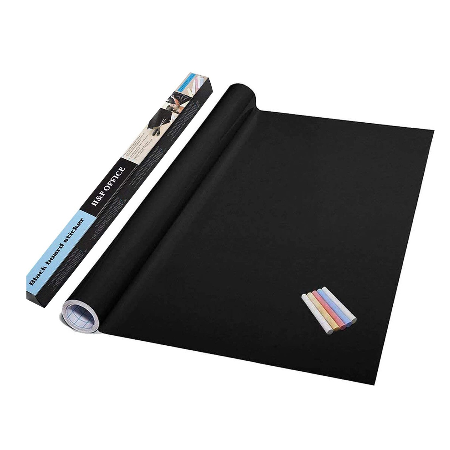 Importclick - Pizarra Pared Adhesiva 200Cm X 45 Cm Negra