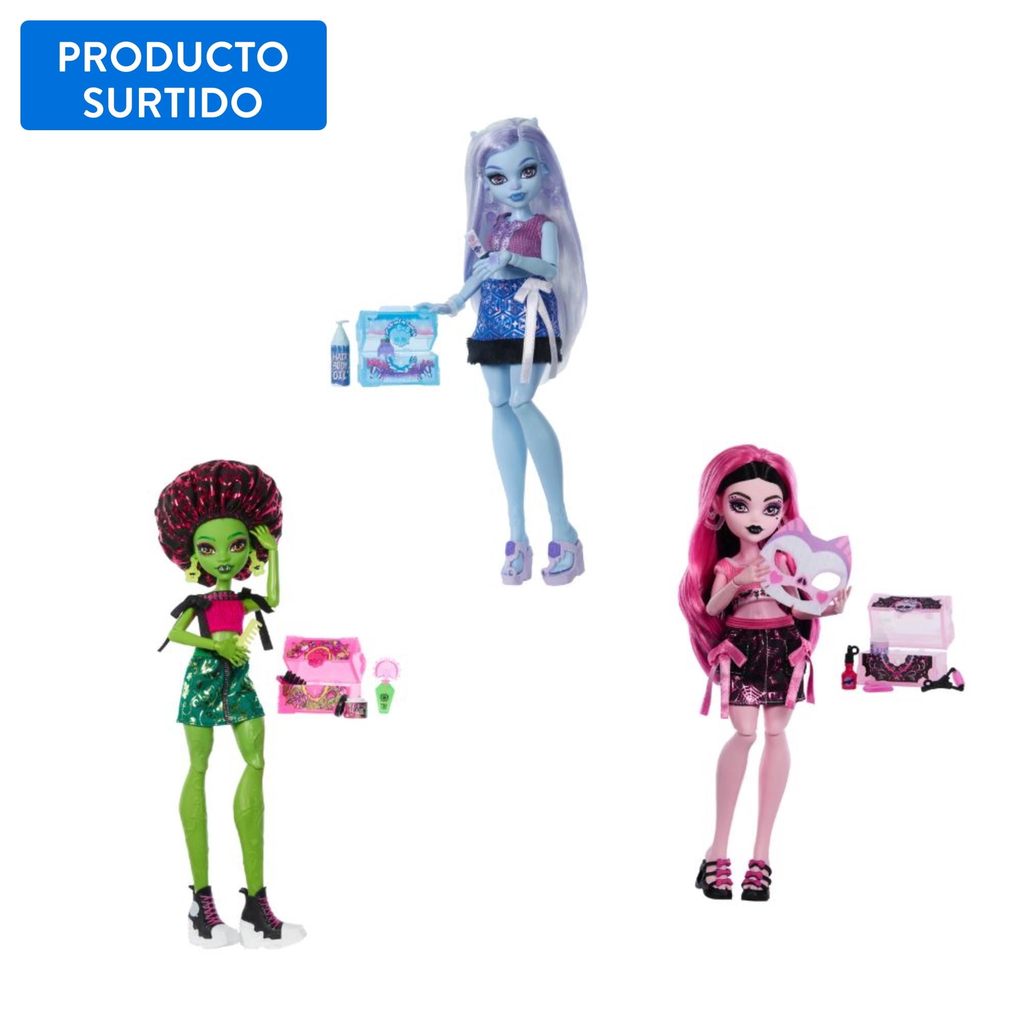 Monster High Muñeca Self-Scare Secrets Sorpresa 4+ años