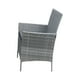 thumbnail image 3 of Juego Comedor Terraza Jardín Tipo Rattan 4 Piezas Café, 3 of 4