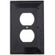 thumbnail image 4 of Placa de pared Leviton PJ8-E de 1 elemento, 1 dúplex, nailon Midway, negra, 4 of 4