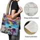 thumbnail image 3 of Akedo Ultimate Bolso de tela con estampado de lienzo para mujer, bolsa de compras reutilizable y estética, con cremallera interior, regalo para mujer, 35 × 40 cm., 3 of 6