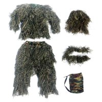 Ioensy - Traje Ghillie Para Hombre, Chaqueta, Conjunto De Uniforme Ligero Para Juego De Caza, Traje Verde