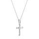 thumbnail image 1 of Collar Religioso con una Cruz de 20mm con un Circón de Plata 925, 1 of 2