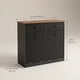 thumbnail image 4 of Mueble Cocina Depensa Aparador Comedor 2 Cestos Basurero Negro, 4 of 8