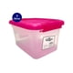 thumbnail image 1 of Caja Plastica Transparente 7 Lt Tapa Colores Surtidos Lavoro, 1 of 2