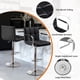 thumbnail image 4 of Taburetes de bar Yaheetech, 2 unidades, de piel sintética, ajustables, color negro, 4 of 9