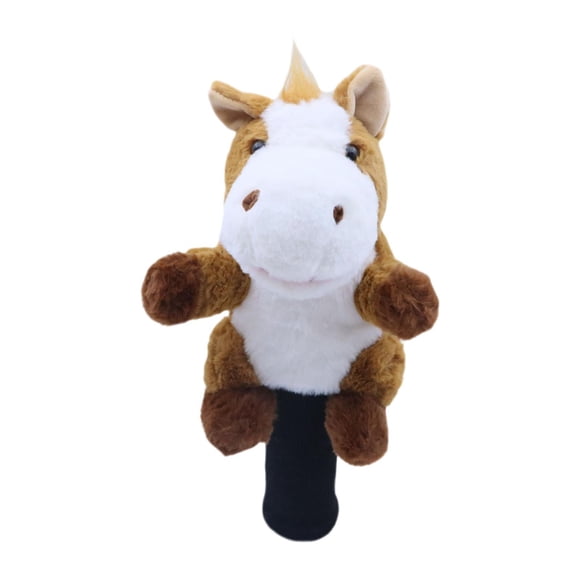 Funda de Madera para La Cabeza de Golf, Antiarañazos, Bonita Y Práctica Funda para La Cabeza Del Palo, Suministros de Golf para Parques Deportivos, Va Caballo