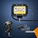 thumbnail image 2 of Barra de luz LED Pods Nilight de 4 pulgadas y 60 W, Spot Flood, color ámbar, 2 of 9