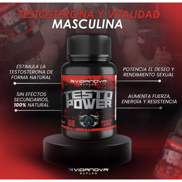 Testo Power 1000mg 60 Caps