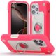 thumbnail image 1 of Funda para Apple iPhone 13 Pro Max de 6.7 Pulgadas con Soporte de Doble Anillo, Soporte Giratorio de 360°, PC+silicona, Cubierta de Teléfono a Prueba de Golpes de Grado Militar de Alta Resistencia,, 1 of 6