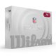 thumbnail image 3 of Pelota de Golf Wilson 2025 Duo Soft NFL 12 Blanca San Francisco 49ers, 3 of 3