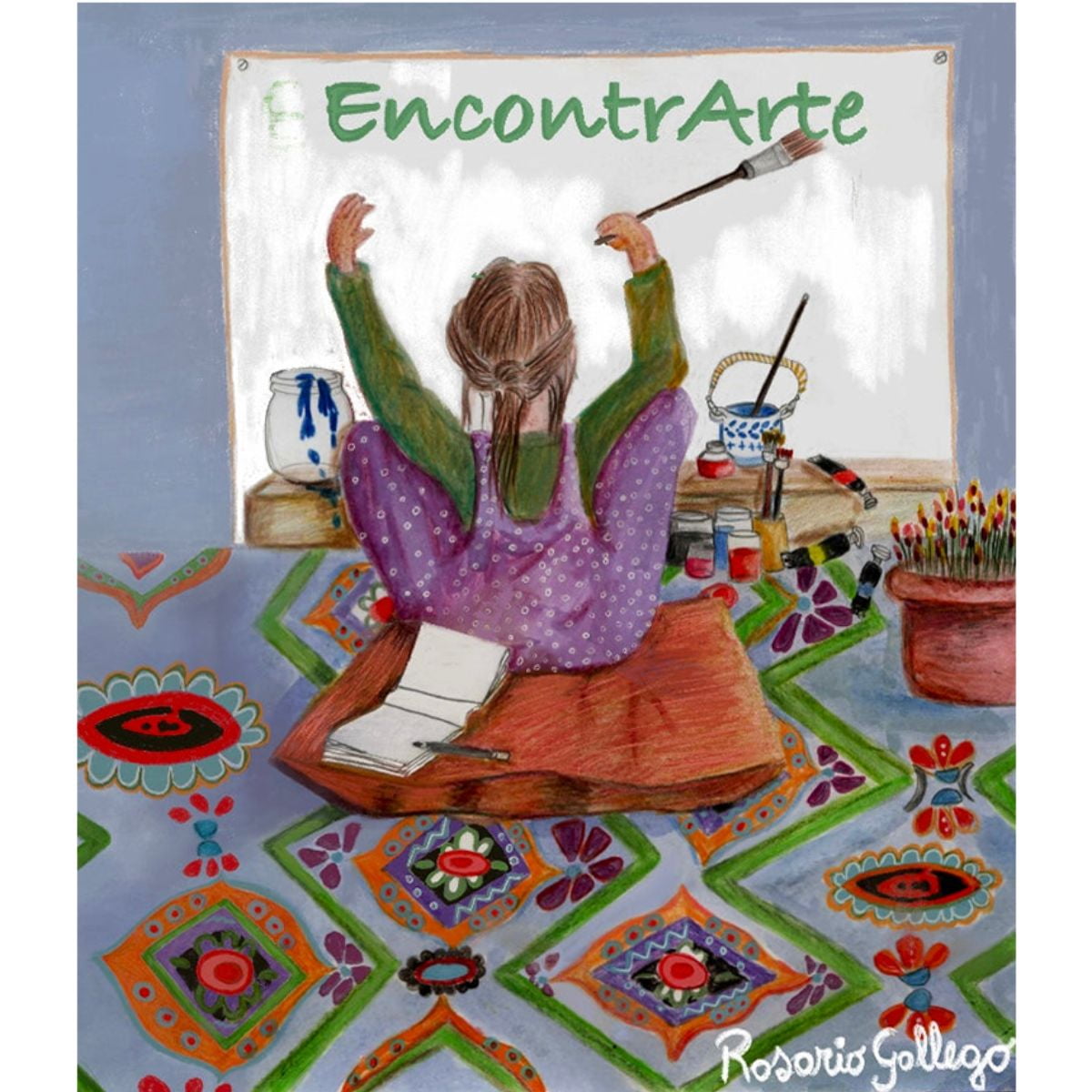 Genérico - Libro Para Colorear Encontrarte Rosario Gallego