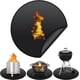 thumbnail image 2 of Alfombrillas redondas para fuego bajo el pozo de fuego compatibles con estufa solo, accesorios compatibles con estufa solo, 3 capas a prueba de fuego para limpiar alfombras de parrilla para, 2 of 3