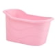 thumbnail image 2 of Cubo De Ba?o Con Asiento De Apoyo, Accesorios De Ba?o Para Recién Nacidos Y Ni?os Peque?os, Color Rosa, 2 of 5