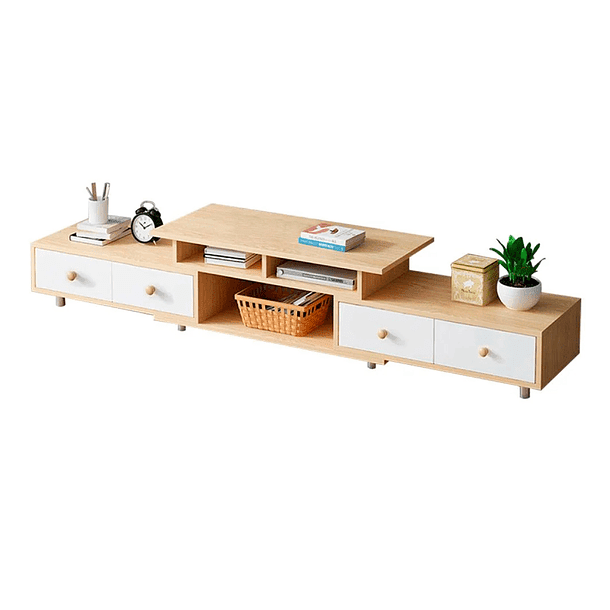 Klik Muebles - Rack Tv Extendible Cuatro Cajones