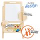 thumbnail image 5 of Arte de mesa Easel Kidaddle 2 en 1 de doble cara para niños pequeños, 5 of 7