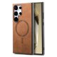 thumbnail image 5 of Magnetic Slim Case for Samsung Galaxy S24 Ultra with Camera Guard & Anti-Scratch Back Brown, 5 of 6