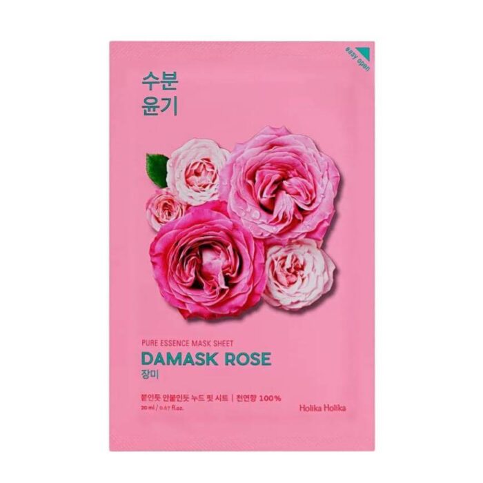 Holika Holika - Mascarilla Coreana Con Ingredientes Naturales Pure Essence Mask - Rose