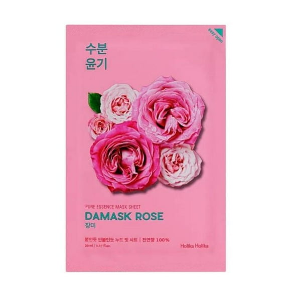 Mascarilla coreana con ingredientes naturales Pure Essence Mask - Rose