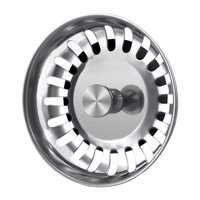 Magideal - Colador De Desagüe Para Fregadero De Cocina Tapón De Colador Para Fregadero De Cocina Tapa De Drenaje Práctico Filtro De Fregadero De Acero Inoxidable Argén