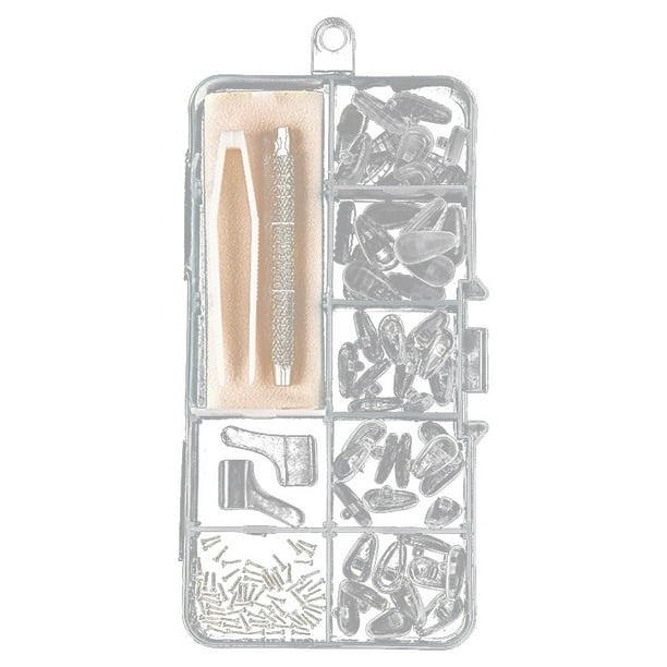 Almohadillas nasales para gafas, almohadillas nasales, kit de reparación para gafas, gafas de sol