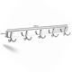 thumbnail image 2 of Perchero De Pared Acero Inoxidable 5 Ganchos Doble Multiuso, 2 of 6