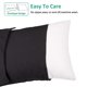 thumbnail image 3 of Funda de almohada NTBAY Queen 51x76 cm Juego de 4 negro, 3 of 8