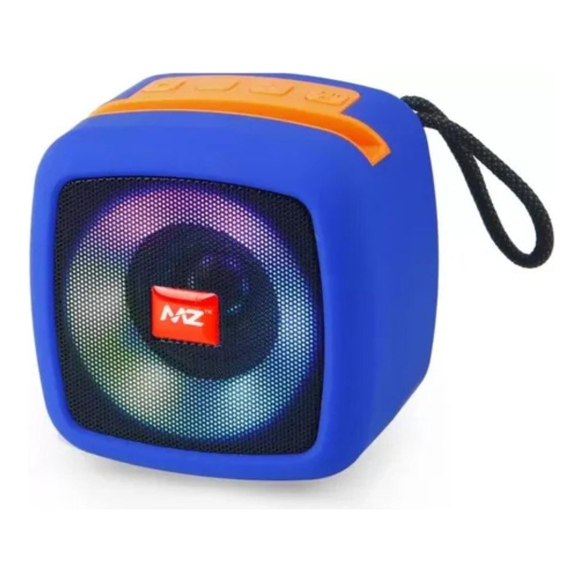 Genérico - Parlante Portatil Recargable Con Luces Led 5w Musica Lau