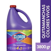 Quitamanchas Líquido Colores Vivos Sin Cloro Botella 3,8 L Clorox