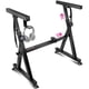 thumbnail image 1 of Soporte para teclado Liquid Stands con ruedas, estilo Z, color negro, 1 of 6