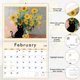 thumbnail image 3 of Calendario de Pared GuassLee Arte de Gatos, 3 of 3