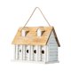 thumbnail image 2 of Pajarera Glitzhome de Madera Colgante 36 cm Blanco Lavado, 2 of 8