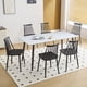 thumbnail image 2 of Juego de Comedor Gala Luna 6 Sillas Blanco con Negro, 2 of 5