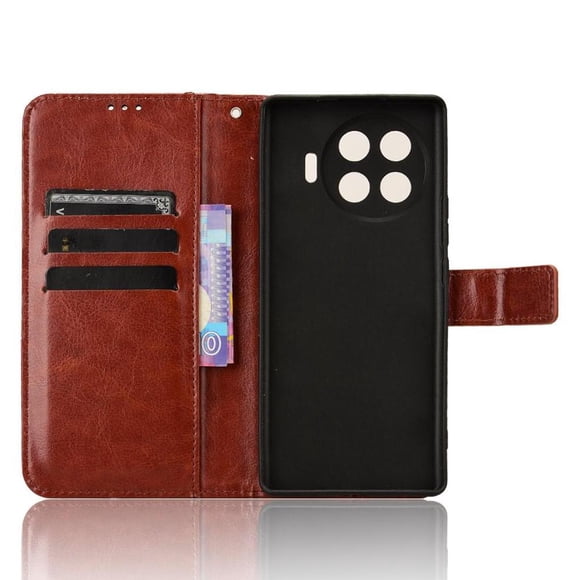 Funda tipo libro para Tecno Spark 20 Pro Plus 4G, cartera todo‑en‑uno, funda multifuncional con tarjetero y correa de muñeca desmontable