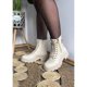 thumbnail image 4 of Bota Beige Mujer PU Combat 22-20 beige 35, 4 of 5