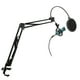 thumbnail image 4 of KIT STUDIO MICROPH C/SOP/POP/STAND/USB SOUND CARD AZUL OPEN BOX, 4 of 5