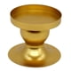 thumbnail image 1 of Candelero Redondo De Hierro, Candelabro De Pilar Decorativo Dorado, Bandeja De Soporte, 1 of 5