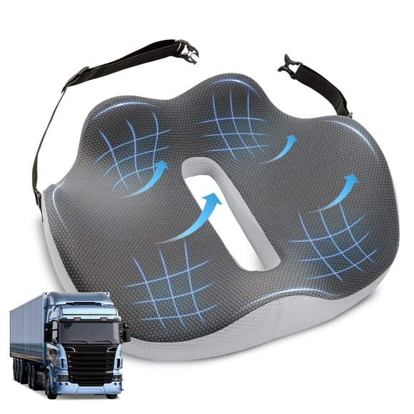 Cojín para Asiento VUSIGN X-Large de Espuma Viscoelástica con Funda Lavable