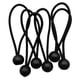 thumbnail image 2 of 6 Piezas Heavy Duty Bungee Ball Cord Tarp Tent Tie Down Tope Negro 6 Pulgadas, 2 of 5