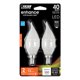 thumbnail image 3 of Bombilla LED Feit CA10 (punta de llama) E12 (candelabro), color blanco suave, 4,5 W, 3 of 3