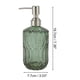 thumbnail image 4 of Unique Bargains 1 Pc Dispensador de Jabón de Bomba Cilíndrico Simple para Baño 450ml Verde Tono Plateado, 4 of 6