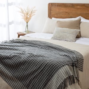 Zahr - Chalon De Lana Escoces 125 X 170 Gris Oscuro