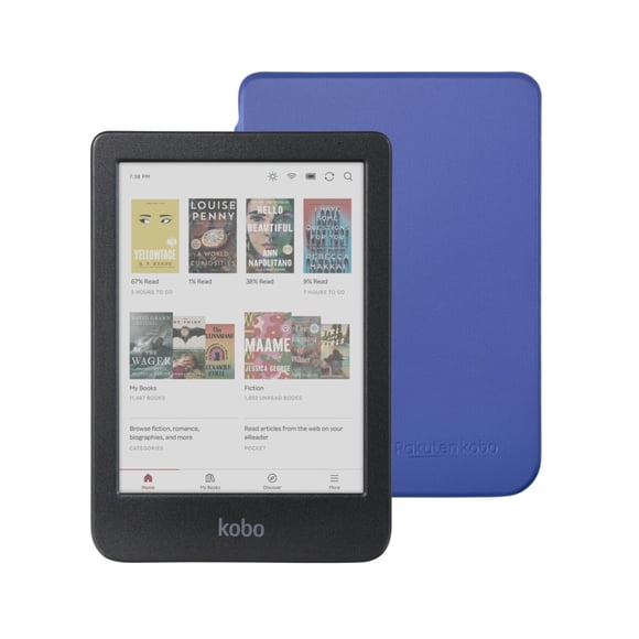 eReader Kobo Clara Colour de 6 pulgadas resistente al agua con 16 GB de almacenamiento