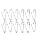 thumbnail image 1 of Imperdibles grandes, 12 alfileres resistentes para mantas, 5 cm de acero inoxidable, para ropa, joyería, manualidades, confección de faldas escocesas, uso doméstico., 1 of 5
