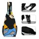 thumbnail image 3 of Johnny Bravo Riñonera Bandolera con Estampado Integral para Hombres y Mujeres, Bolso Cruzado Gráfico de Tendencia, Mochila de Hombro Streetwear para Ciclismo y Deportes, Riñonera Versátil Casual, 3 of 6