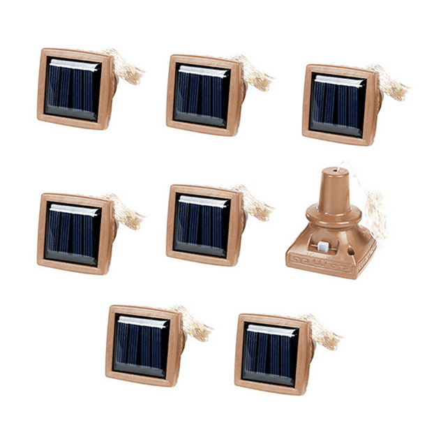 Paquete de 8 luces solares para botellas, guirnalda de luces de corcho para jardín, terraza, regalo de San Valentín, decoración